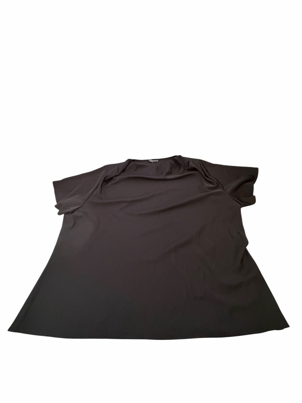BloomChic Black Cowl Neck Short Sleeve FlowyBlouse Plus Size US 26